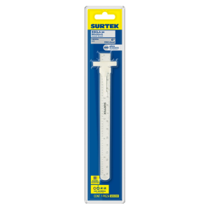 Regla De Bolsillo De Acero Inoxidable 6"
