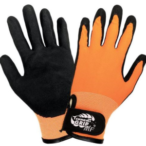 GUANTE INDUSTRIAL DE AGARRE RECUBIERTO COLOR NARANJA