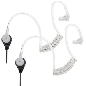AURICULARES DE SEGURIDAD TRANSPARENTES CON MICRÓFONO Y SISTEMA PTT / VOX