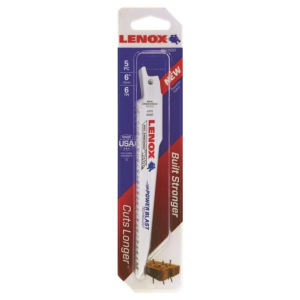 LENOX..6" L X METAL CUTTING RECIPROCATING SAW BLADE