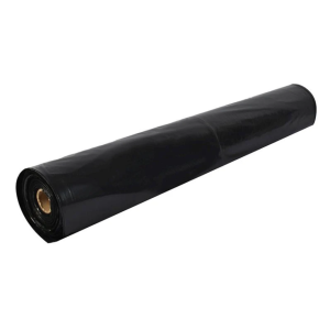 ROLLO DE PLASTICO POLIETILENO NEGRO CAL.600 6X30 MTS