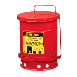 CONTEDOR ROJO PARA RESIDUOS PELIGROSOS  CAP.  6 GALONES